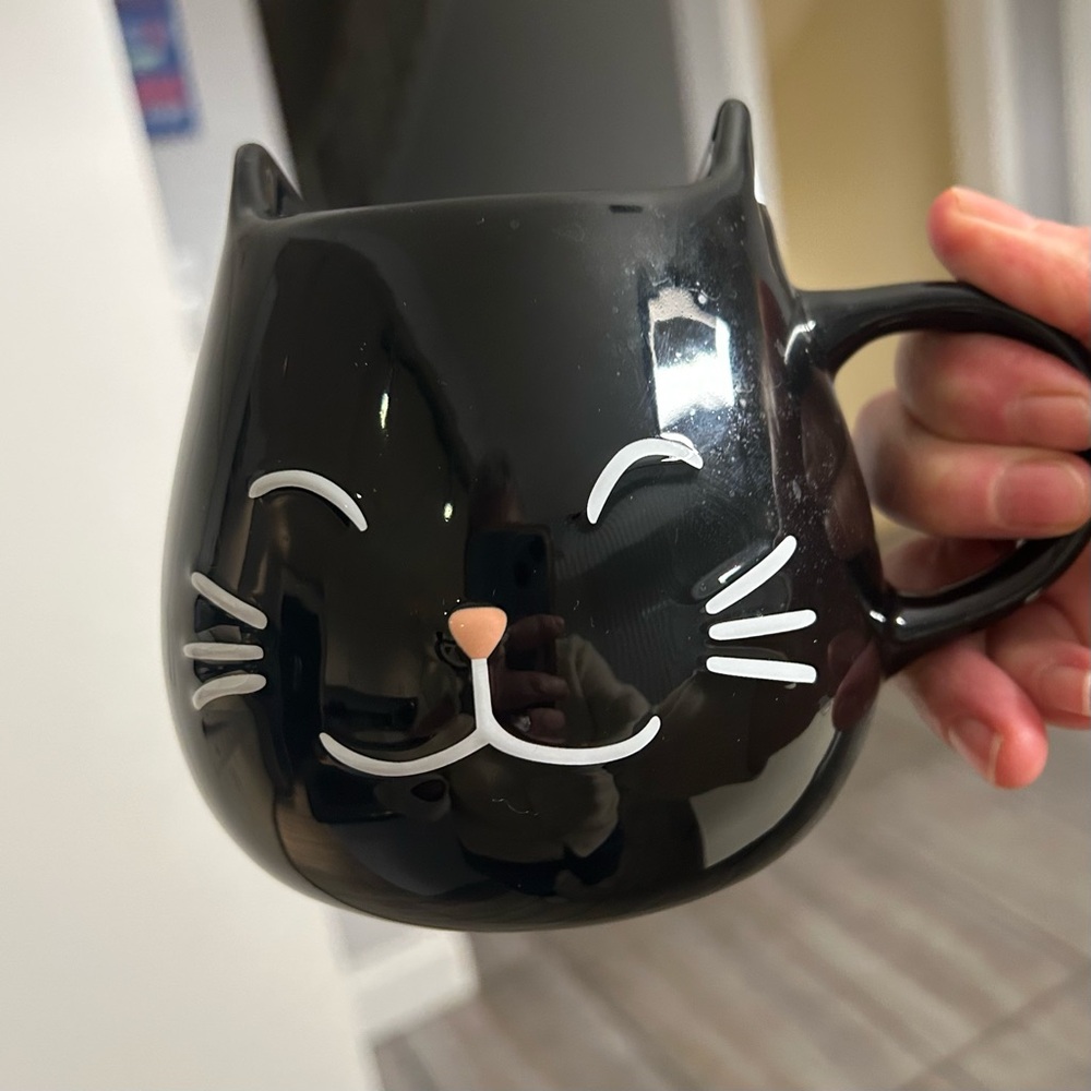 Cost Plus World Market Black Cat Mug - Picture 8 of 8